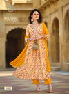 Navya Vol 1 By Passion Tree Printed Alia Cut Kurti With Bottom Dupatta Wholesale Shop In Surat